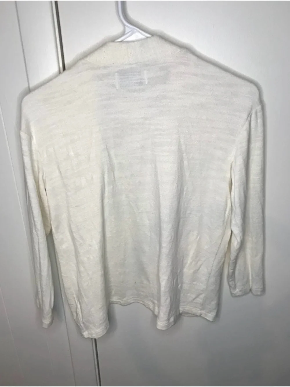 Old Navy Cream Lightweight Open-Front Cardigan